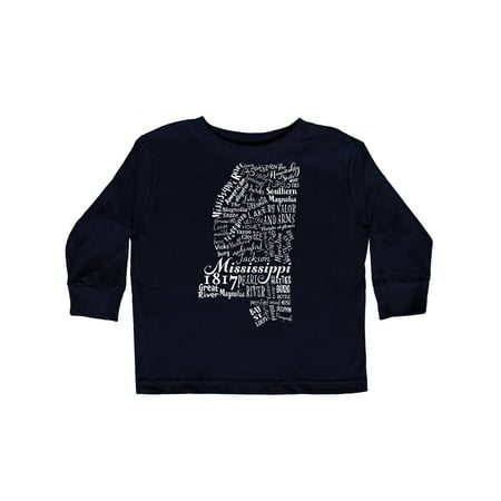 

Inktastic Mississippi State word salad Gift Toddler Boy or Toddler Girl Long Sleeve T-Shirt
