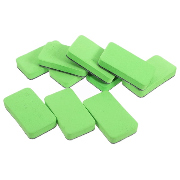 UPOUART 10Pcs Versatile Felt Dry Erase Erasers for Whiteboard and Blackboard Assorted Color