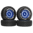 thumbnail image 3 of 4 Pcs RC Wheels and Tires RC Car Tires Universal Wheel Hubs Upgrade Durable Alloy for 1/14 1/16 Scale Truck Enthusiasts, 3 of 9