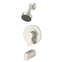 Identity Single Handle Tub and Shower Faucet with Integral Diverter in Satin Nickel, 1.5 gpm