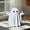 Off White, variant on Halloween Ghost Figurine Funny Bat Ghost Statue Ghost Decoration Holding Bat for Gift Props Tabletop Home Decor Best Gifts for Anniversary Weddings(3.74“)