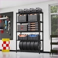 thumbnail image 5 of 5-Tier Storage Shelving Unit | 1750 lbs Capacity | Carbon Steel | Minimalist | 17.7D x 47.2W x 72.3H, 5 of 8