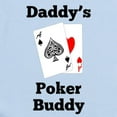thumbnail image 2 of CafePress - Daddys Poker Buddy Body Suit - Baby Light Bodysuit, Size Newborn - 24 Months, 2 of 4
