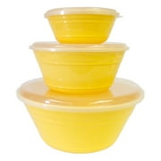 Mainstays Yellow Bowl Set, 6 Piece