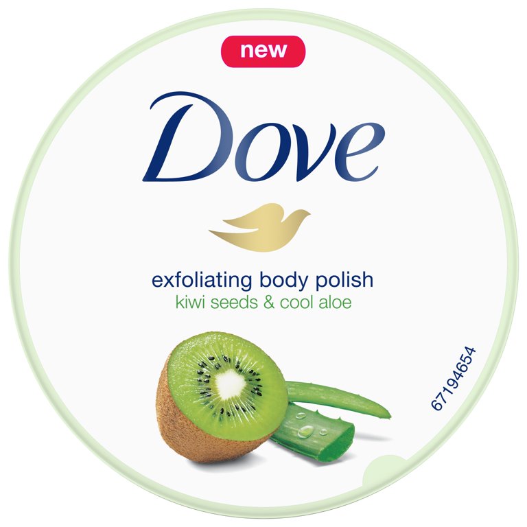 Dove Gentle Exfoliant for Sensitive Skin, Kiwi & Aloe Body Polish Scrub,  10.5 oz - Walmart.com