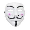 thumbnail image 1 of Máscara de hacker para niños Máscara anónima Máscara de hacker para disfraz de Halloween Máscaras de fiesta de cosplay Disfraz de fiesta, 1 of 5