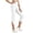 White-Summer Pants, variant on Capri Leggings for Girls High Waist Tummy Control Leggings Side Split Hem Yoga Workout Hiking Running Capris Pants