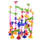 thumbnail image 1 of Marble Run 105 Piezas Completas - 75 Piezas de Plástico Translúcido + 30 SM SunniMix Pistas de mármol, 1 of 8