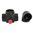 thumbnail image 3 of 75mm Pipe Ducting Warm Air Outlet Vent Hose Clip For Diesel Heater Black, 3 of 6