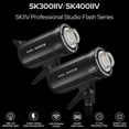 thumbnail image 2 of Flash estroboscópico de estudio Godox SK400II-V de 400 W con LED de 10 W, 2 of 8