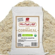 War Eagle Mill White Cornmeal, Organic and Non-GMO 25 Pound Bag (25 lb.)
