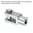 thumbnail image 5 of Uxcell Air Cylinder Rod Clevis End M16x1.5 Female Thread Y Connector, Silver, 5 of 5