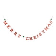 thumbnail image 2 of DEMDACO Merry Christmas Red and Green 65 Inch Wood and Polyester Beaded Christmas Garland, 2 of 2