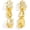 Gold1, variant on Vintage Irregular Geometric Earrings for Women,Chunky Gold Long Drop Earrings Asymmetric Metal Earring Fashion Statement Earring Daily Wear Party Wedding Jewelry