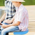 thumbnail image 4 of GAXIRE 1Set Rectangular Blue Sponge Beach Seat Cushion for Outdoor Enthusiasts and Camping Seating, 4 of 6