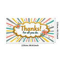 thumbnail image 3 of Colorful Design Appreciation Banner Decorative Floral Thank You Event Decor for Office Party Employee Recognition Celebration, 3 of 8