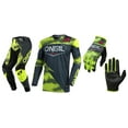 thumbnail image 1 of Oneal Mayhem Covert Yellow Motocross Jersey Pant Gloves Combo, 1 of 6