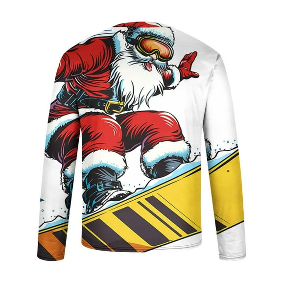 WXLWZYWL Ugly Christmas Sweater Light Up Funny Party Pullover Men Holiday Knit Pullover Matching Ugly Christmas Sweater Sweatshirts