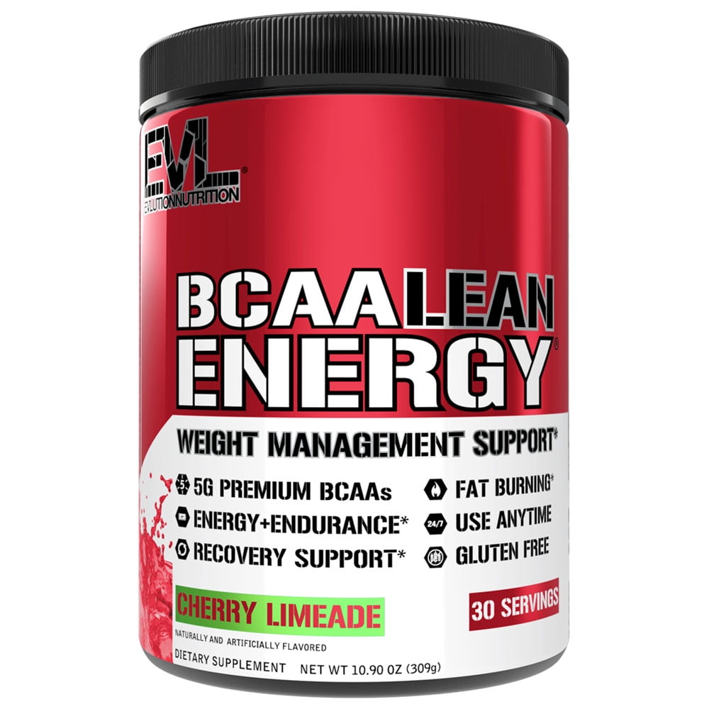BCAA Lean Energy Evlution Nutrition BCAA Powder 30 Servings Cherry