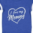 thumbnail image 4 of Inktastic I Love My Mommy in White Chalk Heart Boys or Girls Baby Bodysuit, 4 of 5