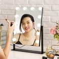 thumbnail image 3 of Makeup Mirror,Dressing Table Mirror With Lights, Makeup Mirror With Lights Bulbs,12 LED Lights Vanity Mirror With Touch Contr, 3 of 5