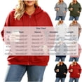 thumbnail image 3 of Plus Size Full Zip Hoodie for Women Ghalytn Oversized Long Sleeve Jacket - Casual Sweatshirt with Kangaroo Pocket, 3 of 7