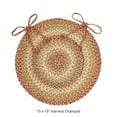 thumbnail image 2 of Homespice Harvest 15in Round ( Set Of 2 ) Jute Braided Beige Chair Pad, 2 of 4