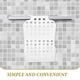thumbnail image 2 of GOOHOCHY Cesta colgante de baño de doble capa, organizador de almacenamiento de ducha de pared, impermeable, para artículos de tocador, toallas y accesorios de baño., 2 of 8