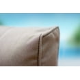 thumbnail image 2 of Sorrento 4-Piece XL Resin Wicker Outdoor Patio Furniture Conversation Sofa Set in Gray w/ Three-seat Sofa, Loveseat Sofa, and Coffee Table (Flat-Weave Gray Wicker, Sunbrella Canvas Taupe), 2 of 4