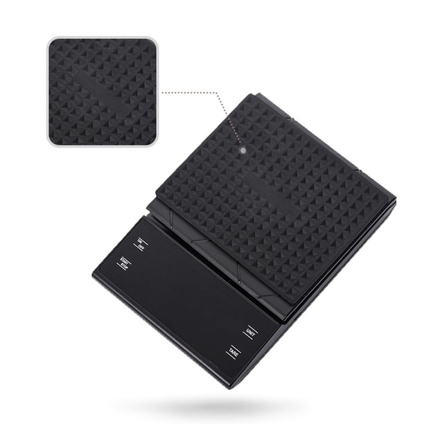 Báscu de cocina portátil, báscu de alimento el hogar, LED, báscu de café de 0,1G, de peso para alimentos, joyería de Macarena Mini balanza digital