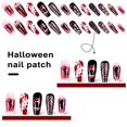 thumbnail image 2 of 1 Set Fake Nails Halloween Style 3D Effect Eyeball Spider Fangs Decor Easy Removal Great Stickiness False Nails Halloween Party C, 2 of 9
