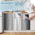 thumbnail image 5 of Gradient Grey Cabinet Curtains for Kitchen 35"W x 35"L, Modern Abstract Grey White Ombre Laundry Sink Cabinets Magic Tape Short Curtain Privacy Panel for Bathroom Vanity Cabinets, 5 of 9