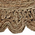 thumbnail image 2 of HAND WOVEN JUTE ECO-FRIENDLY AREA RUGS - 4'x4', Round Shape, Beige Color, Oriental Pattern, High Pile, Natural Fiber, Outdoor Indoor Handmade Area Rugs for Living Room, Bed Room (J00074), 2 of 5