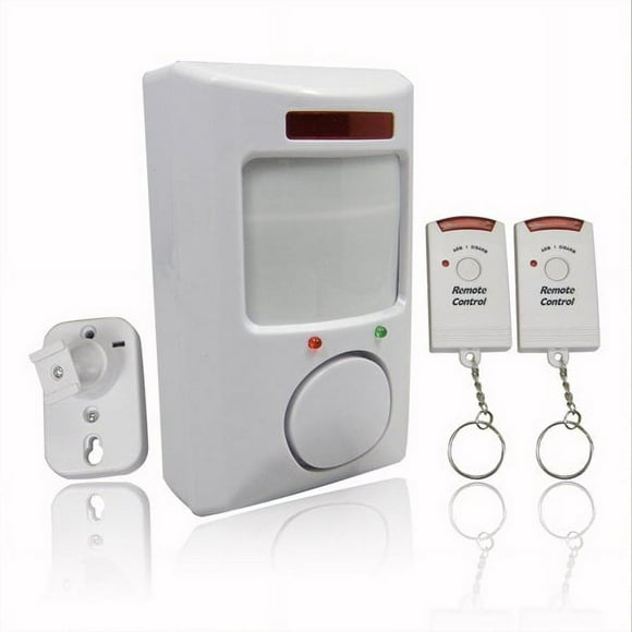 106dB Wireless IR Infrared Remote Security System Motion Detector Alarm