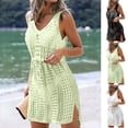 thumbnail image 1 of Sentmoon Cover Up Sleeveless Women's Bathing Suits Loose Fit Plus Size Spaghetti Strap Swimsuit Summer Holiday for Beach and Pool L, 1 of 8