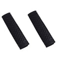 thumbnail image 1 of Xiao Hua 1 par de fundas protectoras para cinturón de seguridad de coche, de piel sintética, color negro, 1 of 5