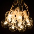 thumbnail image 2 of Hometown Evolution, Inc. 50 Foot G40 Globe Patio String Lights with Clear Bulbs (White Wire), 2 of 4