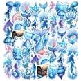 thumbnail image 3 of 35pcs-50pcs Colorful Stationery Stickers Ocean Kids Stickers Mermaid Graffiti Decals for Suitcase Luggage Phone, 3 of 9
