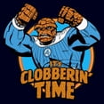 thumbnail image 2 of Mens The Fantastic Four: First Steps The Thing Clobberin Time Phrase T Shirt, 2 of 5
