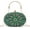 Green, variant on Women Rhinestone Evening Clutch Purse Bag Bling Glitter Sparkly Diamond Tote Bag Crystal Wedding Party Bag