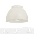 thumbnail image 7 of Hunter - Erling 1-light Sandstone, Small Flush Mount Light, Dimmable, Modern Style, Dome Shaped, for Bedrooms, Kitchens, Dining, Living Rooms - 48134, 7 of 7