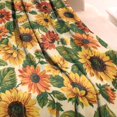 thumbnail image 3 of Sunflower Blanket,Comfortable Soft Flannel Throw Blanket,All Season,Warm Lightweight Blankets for Sofa Bed Couch Living Room Chair,40"x50"(100x130cm), 3 of 4