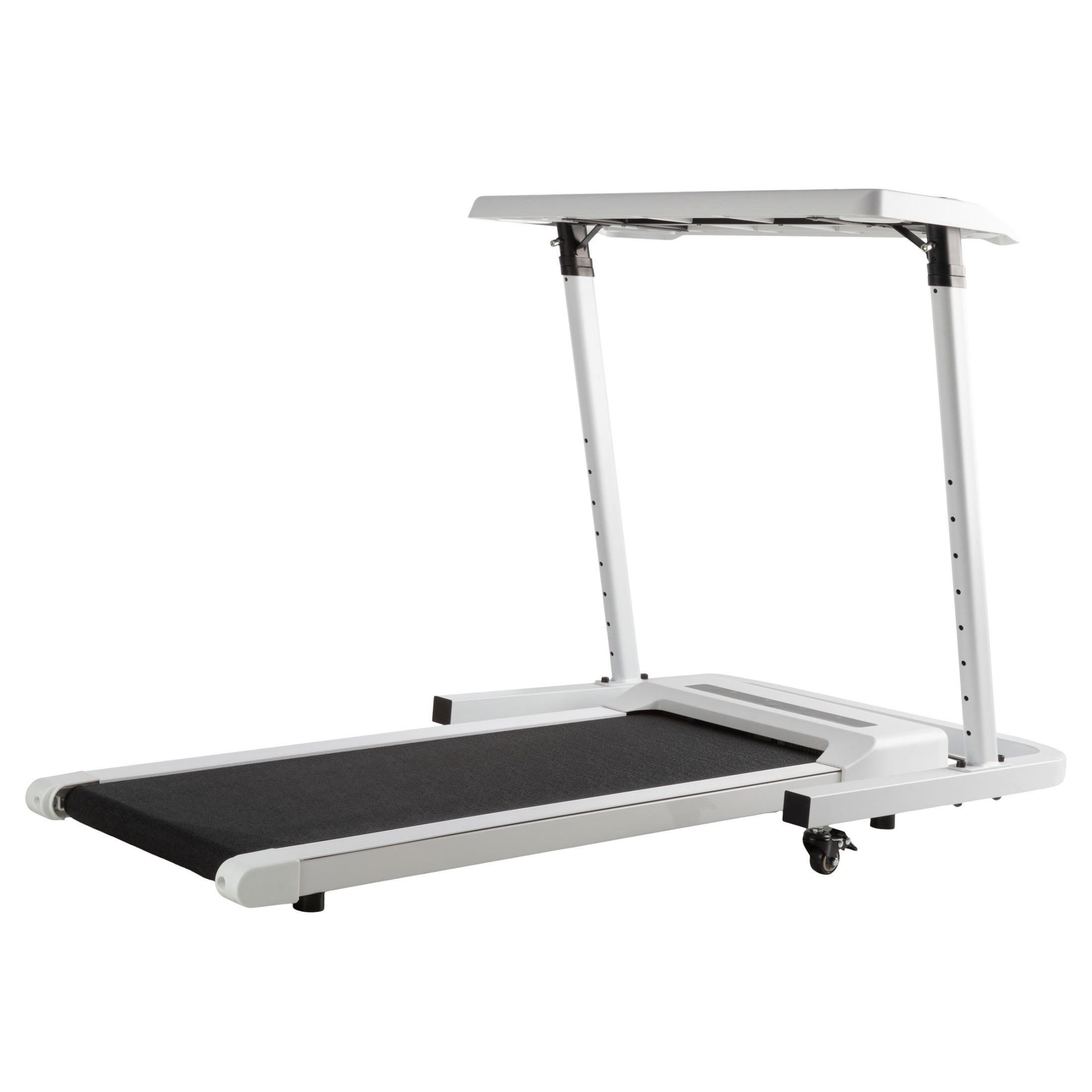 RAD Sportz Walking Pad Treadmill and Standing Desk Workout Set, White