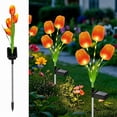thumbnail image 1 of Solar LED Flower Lamp Outdoor Garden Light Sunflower Decor Waterproof Solar Powered Auto On Off Easy Install Stake Design, Weather Resistant Decor, for Yard Garden Patio Walkway Events, 1 of 6