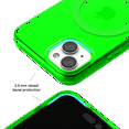 thumbnail image 4 of VELVET CAVIAR Neon Green iPhone 14 Case - Compatible with MagSafe - Clear Protective Phone Cases, 4 of 6