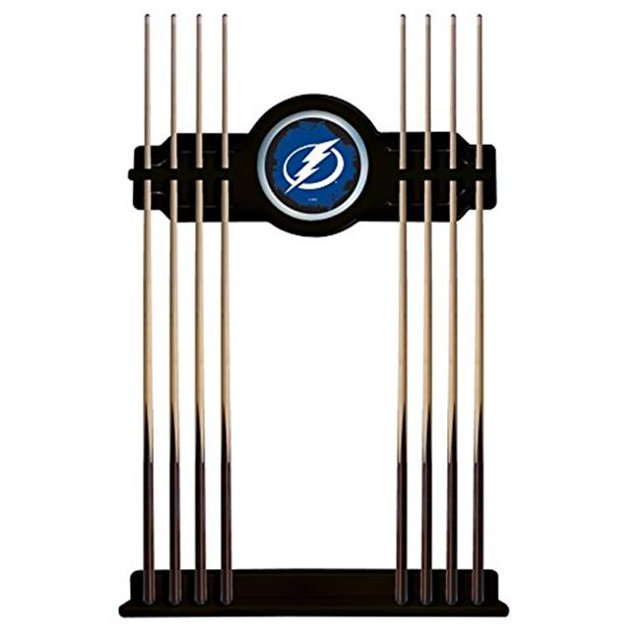 Holland Bar Stool CueBKTBLght Tampa Bay Lightning Cue Rack - Black