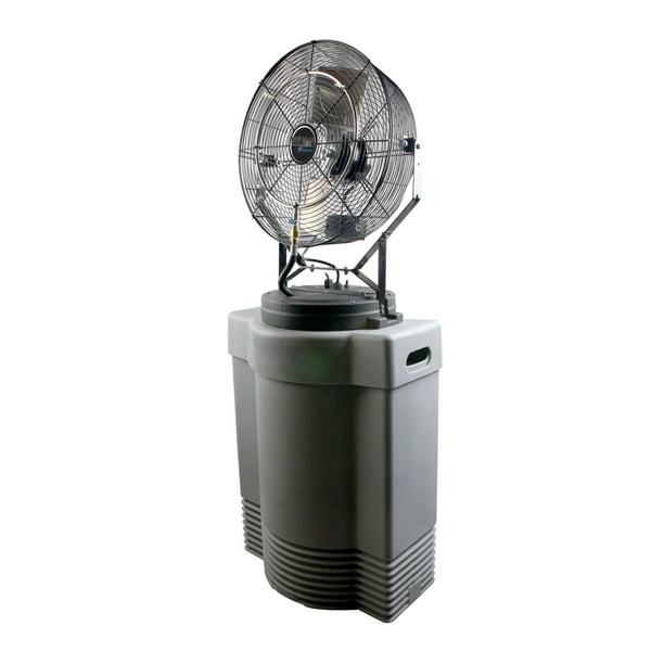 Cool Draft Cdhp1840 24" Wide 3500 Cfm 40 Gallon Misting Fan Grey