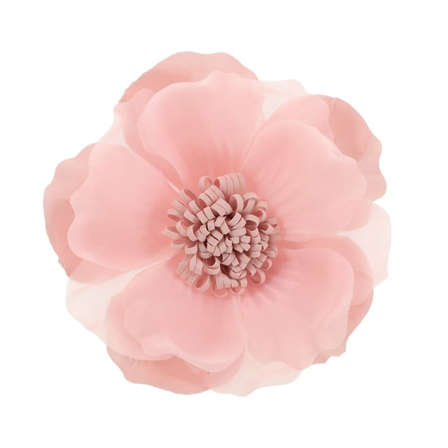 Broche de flores de tela para mujer, horquilla para el pelo, pequeña fragancia, simulación 3D, flor de gasa, accesorio de ropa