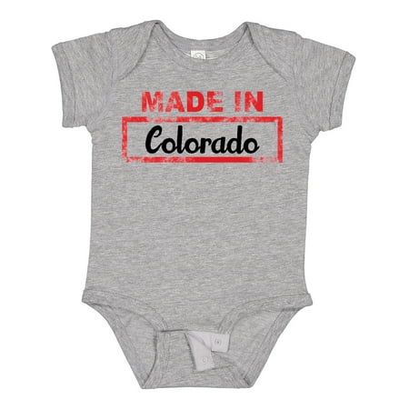 

Inktastic Made in Colorado Stamp Gift Baby Boy or Baby Girl Bodysuit