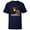 Navy, variant on Star Wars The Phantom Menace 25th Anniversary Queen Amidala- Short Sleeve T-Shirt for Kids - Customized-Black